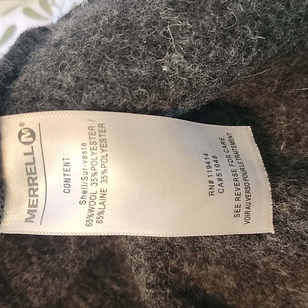 Merrell Wool Pullover Sweater - Size M Charcoal Grey - Picture 4 of 6